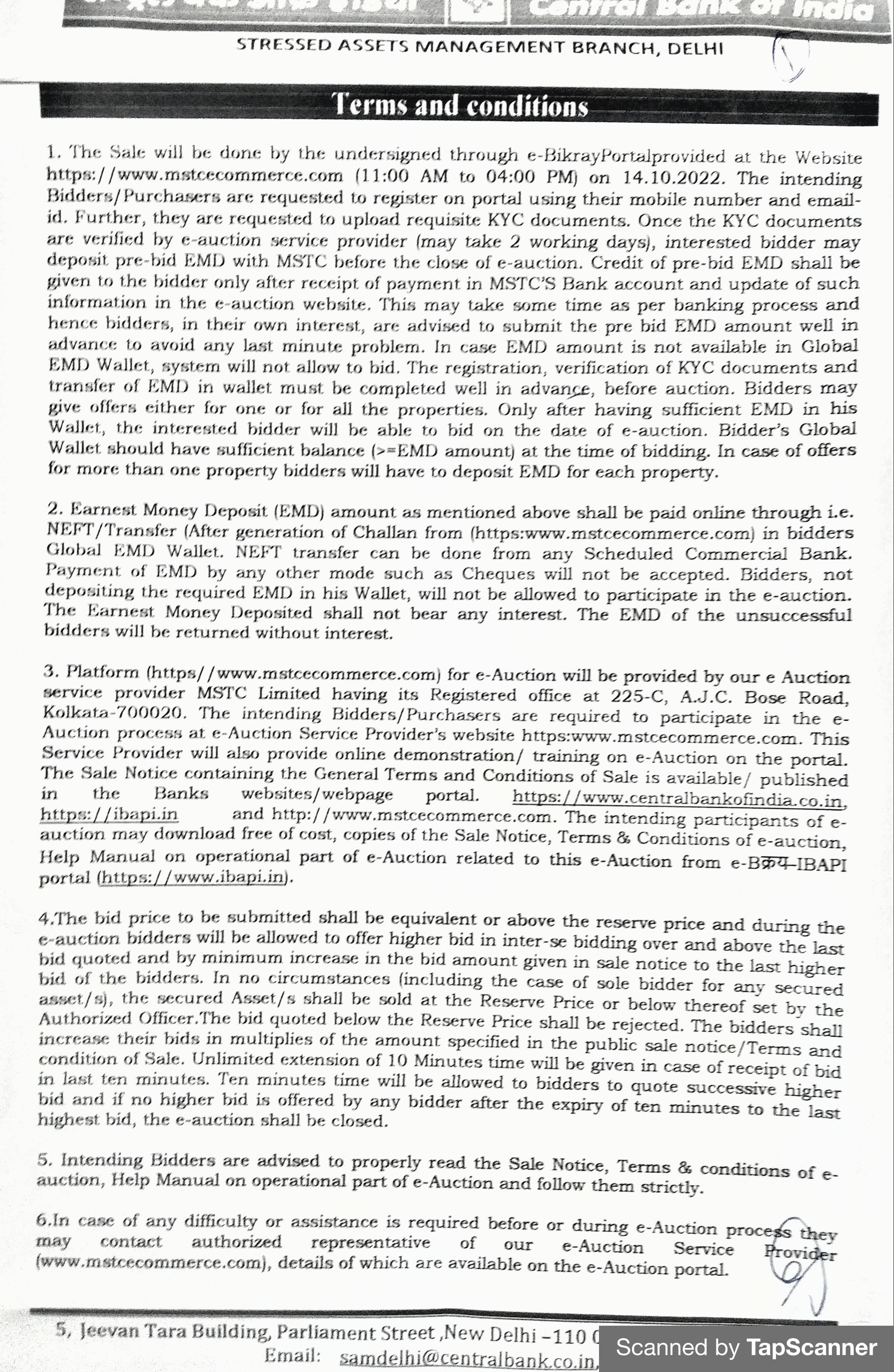 Terms Condition 1